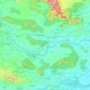 Mapa topográfico Dhenkanal, altitud, relieve