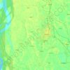 Mapa topográfico Tangail, altitud, relieve