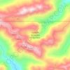 Mapa topográfico Wonder Mountain Wilderness, altitud, relieve