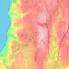 Mapa topográfico Picnic Point-North Lynnwood, altitud, relieve
