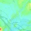 Mapa topográfico Berryfields, altitud, relieve