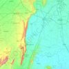 Mapa topográfico Nuh, altitud, relieve