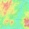 Mapa topográfico Wiwilí de Nueva Segovia, altitud, relieve