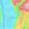 Mapa topográfico Saint-Martin-de-Boscherville, altitud, relieve