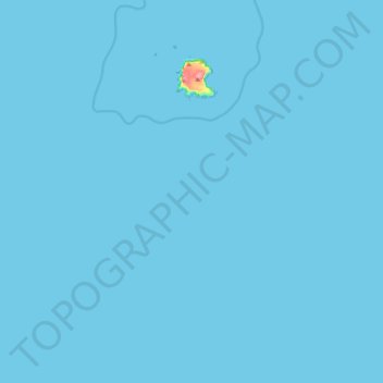 Mapa topográfico Ilhas Selvagens, altitud, relieve