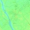 Mapa topográfico Nieciecza, altitud, relieve