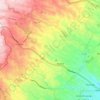Mapa topográfico Ngecha Tigoni ward, altitud, relieve