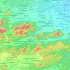 Mapa topográfico Ramachandrapuram, altitud, relieve
