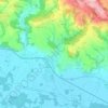 Mapa topográfico Arbing, altitud, relieve