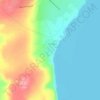 Mapa topográfico Primor'ye, altitud, relieve