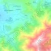Mapa topográfico Zilia, altitud, relieve