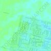 Mapa topográfico Bairro Pôr do Sol, altitud, relieve