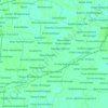 Mapa topográfico Mandirbazar, altitud, relieve