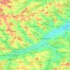 Mapa topográfico 85229, altitud, relieve