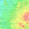 Mapa topográfico Berkel, altitud, relieve