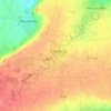 Mapa topográfico Crépon, altitud, relieve