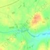 Mapa topográfico Gowran, altitud, relieve