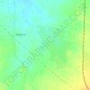 Mapa topográfico Bhaisana, altitud, relieve