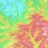Mapa topográfico 74245, altitud, relieve