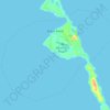 Mapa topográfico Black Point, altitud, relieve