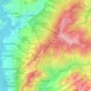 Mapa topográfico Cerniat (FR), altitud, relieve