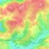 Mapa topográfico Repeses, altitud, relieve