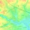 Mapa topográfico Hémevez, altitud, relieve