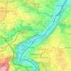Mapa topográfico 70378, altitud, relieve