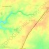 Mapa topográfico Rajpura, altitud, relieve