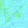 Mapa topográfico Annamalai Nagar, altitud, relieve