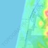 Mapa topográfico Gleneden Beach State Recreation Site, altitud, relieve