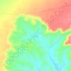Mapa topográfico Riacho Limeiro, altitud, relieve