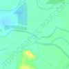 Mapa topográfico Río Guadiana, altitud, relieve