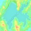 Mapa topográfico Paoay Lake, altitud, relieve