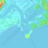 Mapa topográfico Ilha do Japonês, altitud, relieve