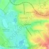 Mapa topográfico Skopin, altitud, relieve