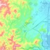 Mapa topográfico Wadi Wurayah, altitud, relieve