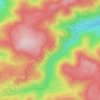Mapa topográfico Rabenklippe, altitud, relieve