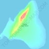 Mapa topográfico Princess Royal Island, altitud, relieve