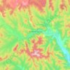 Mapa topográfico Dalnegorsk, altitud, relieve