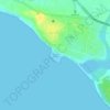 Mapa topográfico Somnath Beach, altitud, relieve