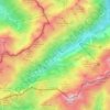 Mapa topográfico Rappenalptal, altitud, relieve