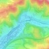 Mapa topográfico Schloß Ehreshoven, altitud, relieve