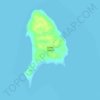 Mapa topográfico Sibato Island, altitud, relieve