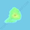 Mapa topográfico Sibolo Island, altitud, relieve