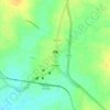 Mapa topográfico Omalur, altitud, relieve