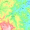 Mapa topográfico Malita River, altitud, relieve