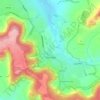 Mapa topográfico Dursley, altitud, relieve