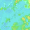 Mapa topográfico Dingwall Island, altitud, relieve