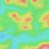 Mapa topográfico Lac de la Moraine, altitud, relieve